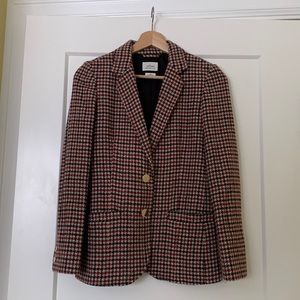 Red Wilfred Houndstooth Blazer 00